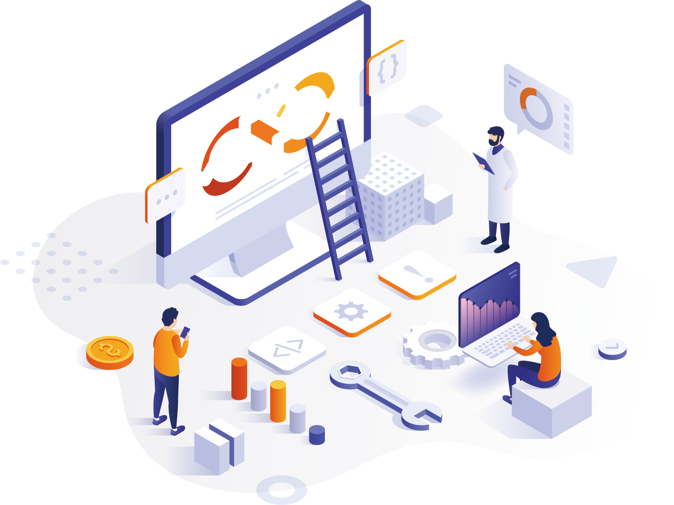 特徴4 データ連携による柔軟なカスタマイズ